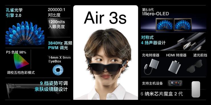 下一代手机具象化！雷鸟X3 Pro AR眼镜发布支持手机应用生态(图6)
