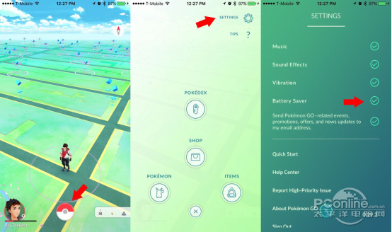 Pokemon Go省电技巧分享 野外抓怪必备(图2)