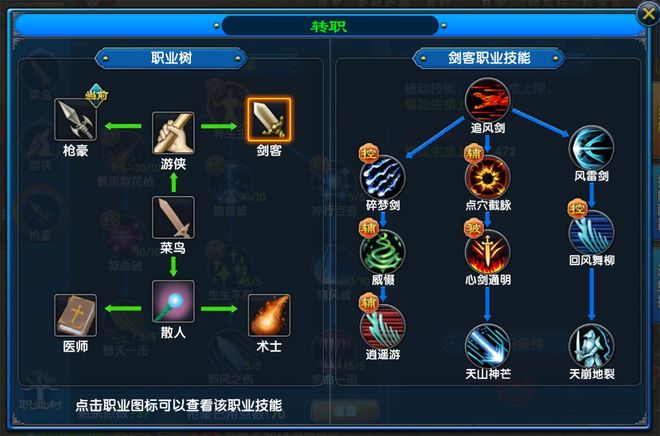 《武林外传：十年之约》正版手游网站：职业选择介绍攻略之剑客篇(图1)