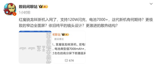 红魔10 Pro游戏手机入网全面屏+新骁龙+7000mAh超大电池(图1)
